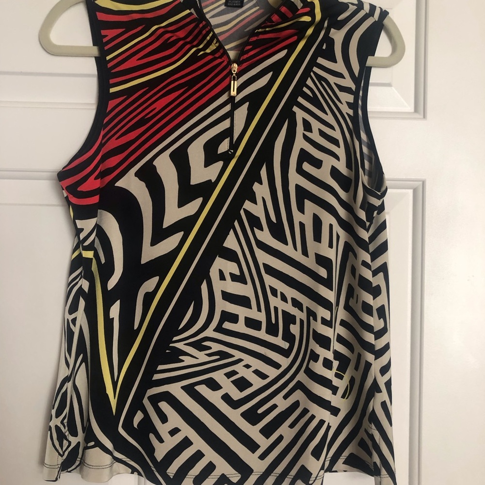 Jamie Sadock Sleeveless Golf Top M